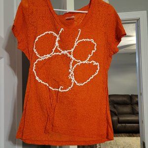 Clemson shirt. Partially see thru. Size M
